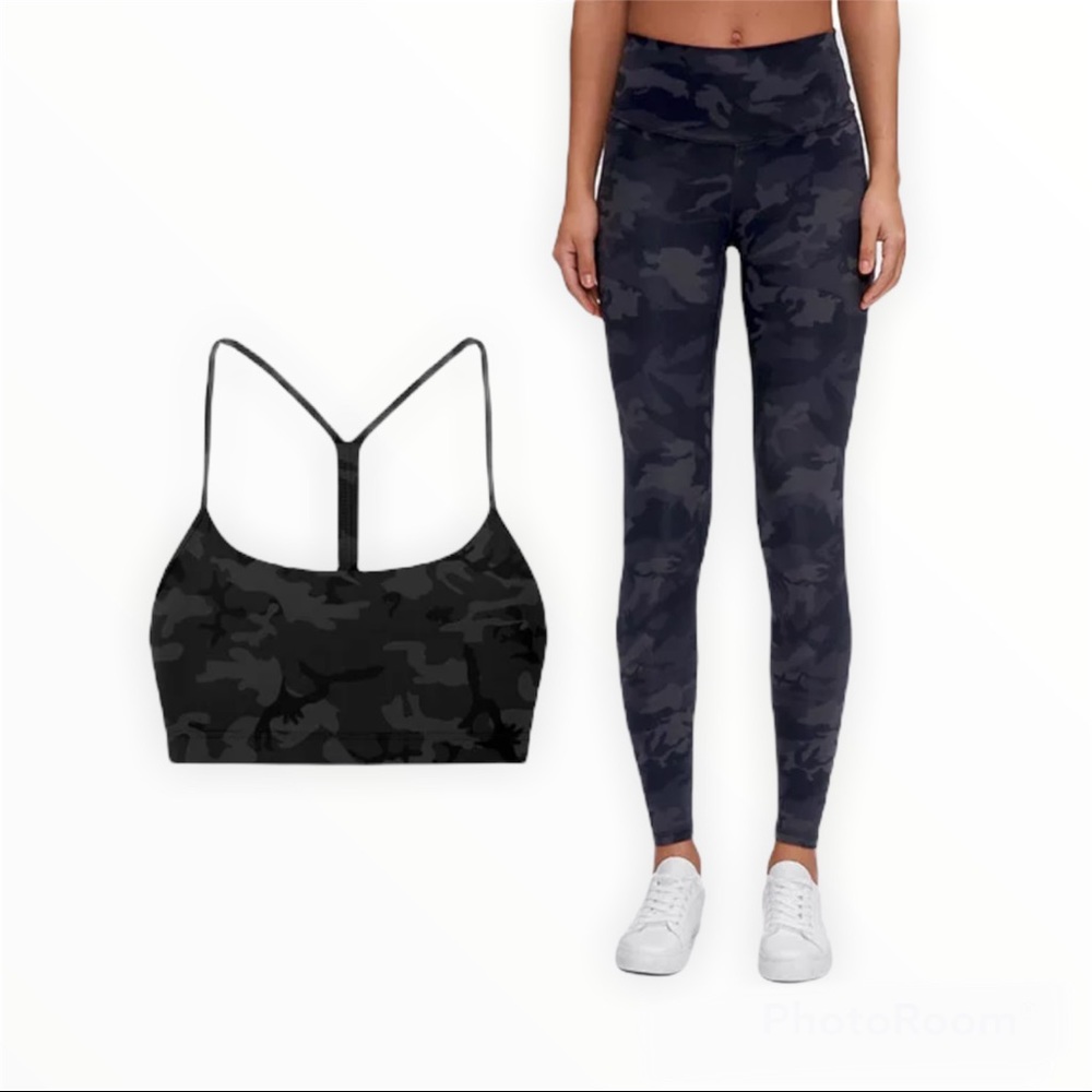 Black Camo: Aspire Sports Bra